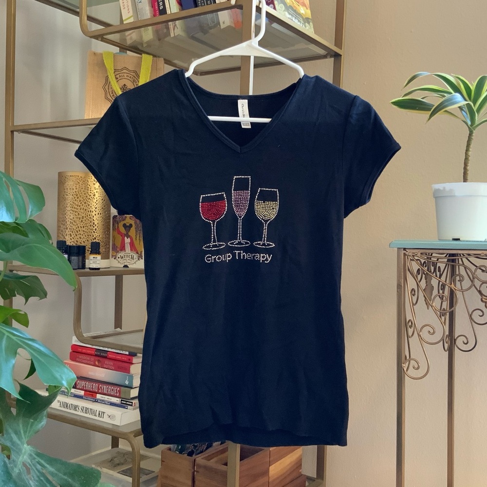 Bling Wine T-Shirt 🍷